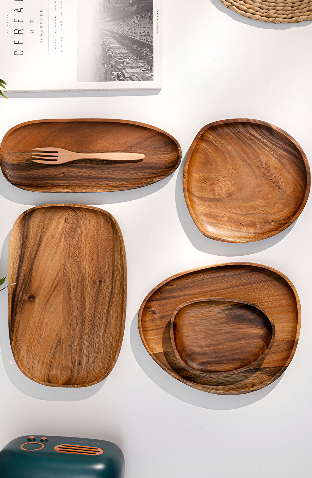 Wooden plate BEVORA