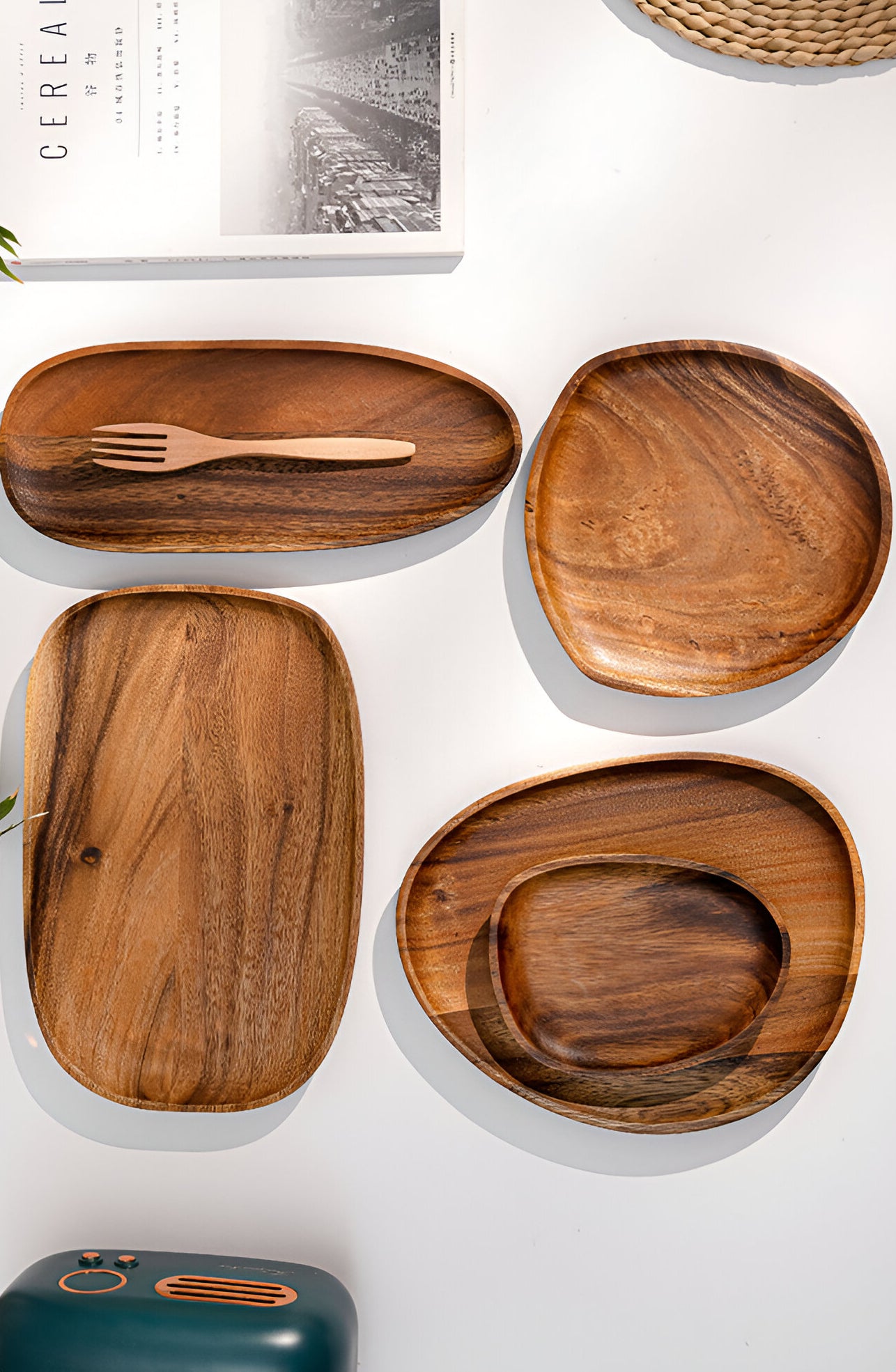 Wooden plate BEVORA