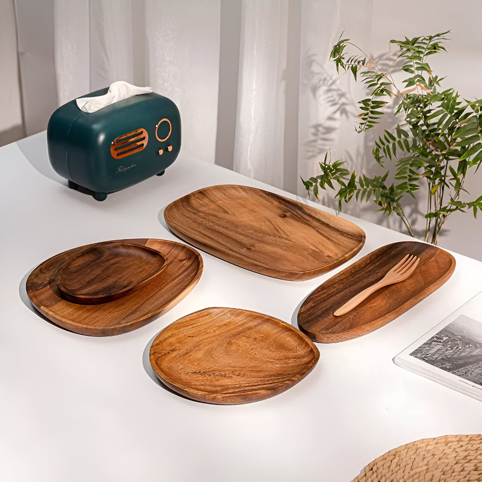 Wooden plate BEVORA