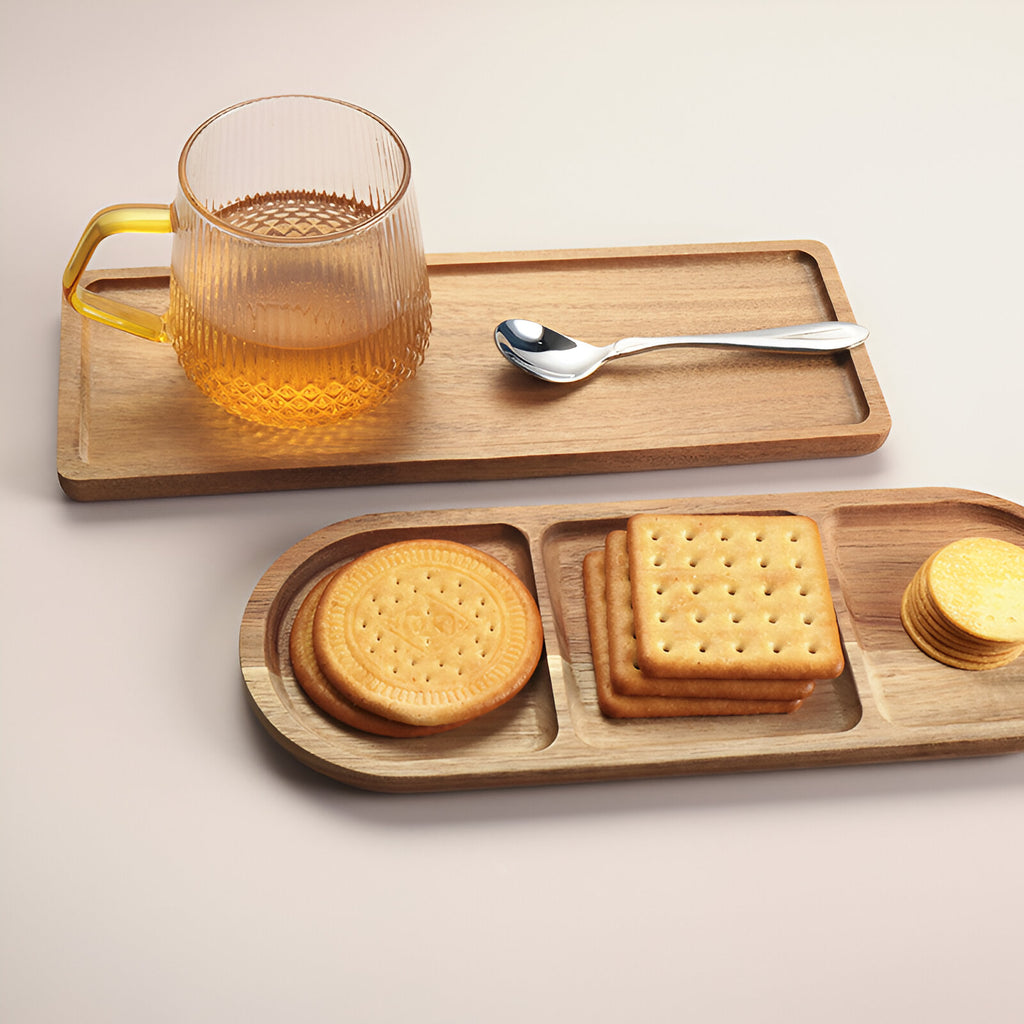 Wooden plate L BEVORA