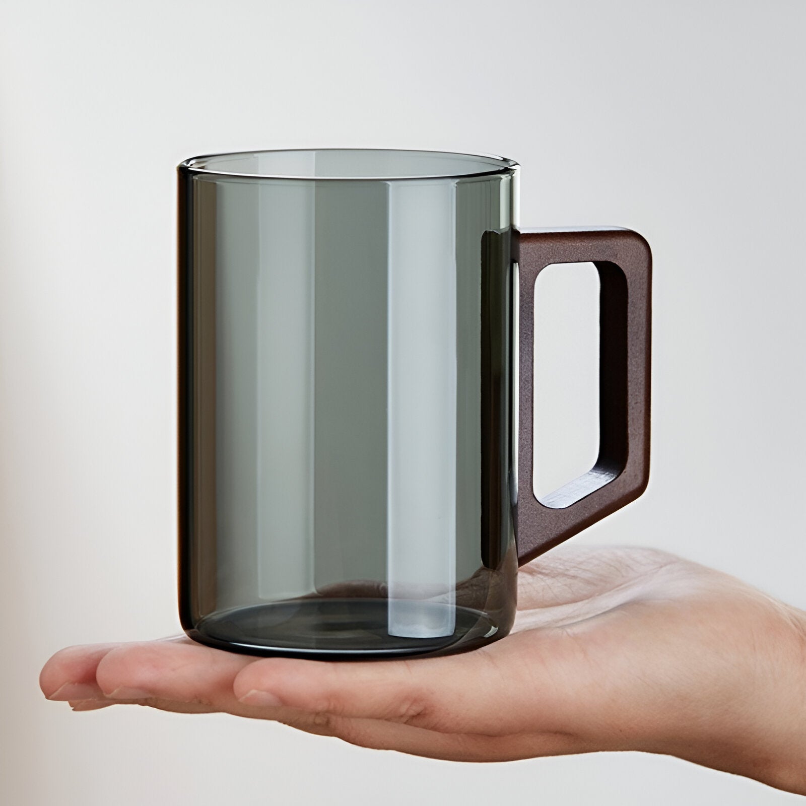 Mug with a wooden handle BEVORA