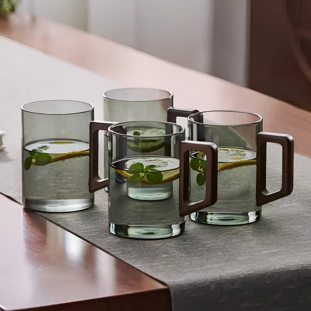 Mug with a wooden handle BEVORA